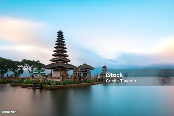 Ulun Danu Beratan Temple Bali Indonesia Stock Photo - Download Image Now - Bali, Indonesia, Temple - Building
