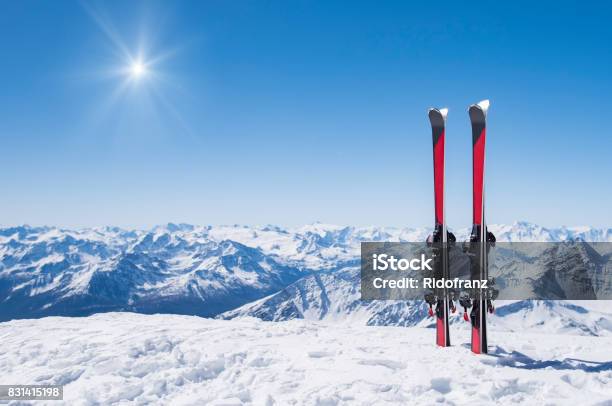 Winter Holiday Landscape Stock Photo - Download Image Now - Skiing, Ski, Snow