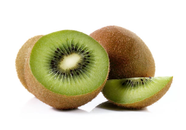 kiwi fruits close up on background