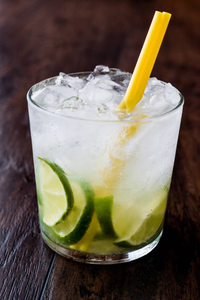 istock Caipirinha Cocktail with lime and ice. 831419826
