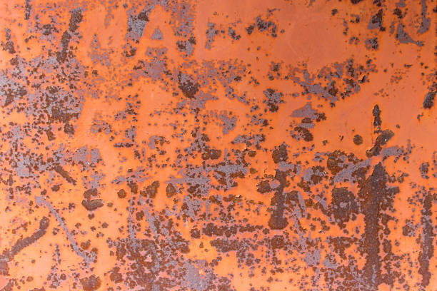 stare metalowe tło i tekstura rdzy żelaza - sign rust old fashioned corrugated iron zdjęcia i obrazy z banku zdjęć