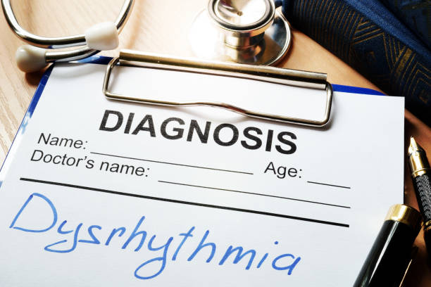 istock Diagnosis form with disease dysrhythmia. 831422940