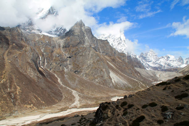 istock Shot from the Everest Basecamp trail in Nepal 831424096