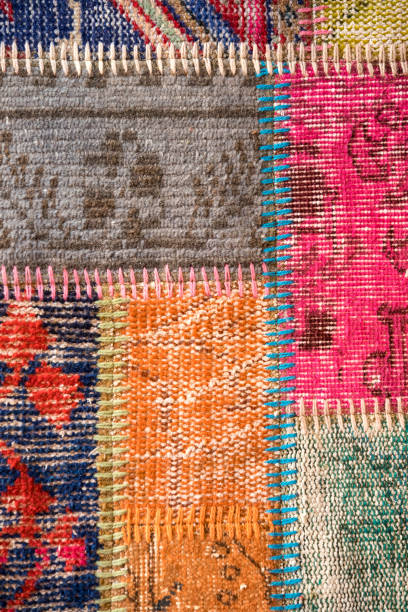 istock Texture of a piece of old carpet 831429442