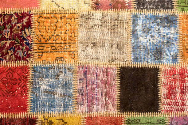 istock Texture of a piece of old carpet 831429456