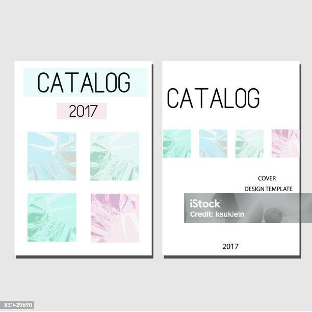 Vetores de Modelo De Design De Capa Catálogo Folheto Relatório Modelo