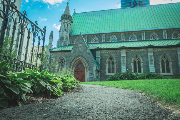 istock Christ Church Cathedral in Montreal 831442938