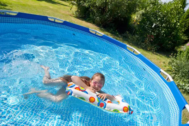 Photo of child in swimming pool