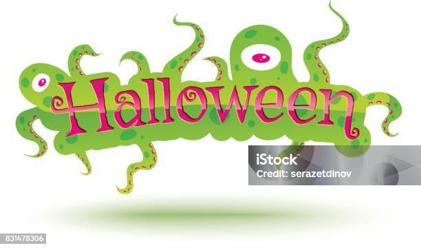 Banner For Halloween Stock Illustration - Download Image Now - Alien, Animal, Animal Head