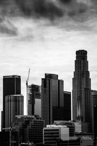 istock Dark skies over downtown Los Angeles 831490664