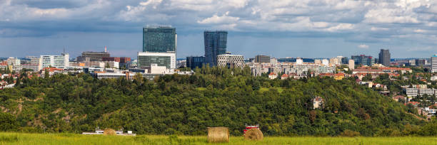 istock Wide panorama of Pankrac, Prague 831491292