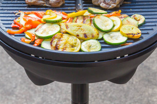 istock Grilled Vegetables on Electric Grill 831493470