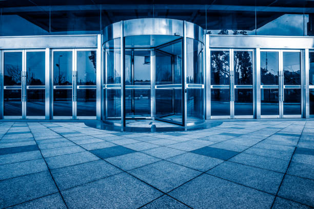 istock Building glass entrance 831511702