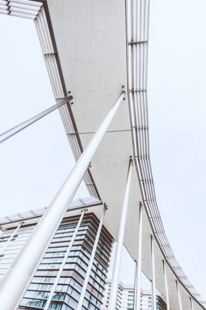 istock Modern awning in industrial park 831522048
