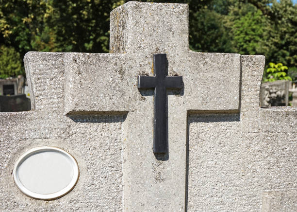 Tombstone in the public cemetery