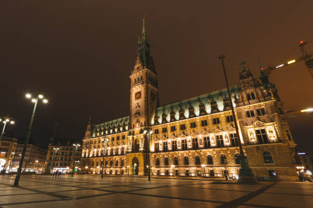 istock Hamburg city hall, Germany 831558108