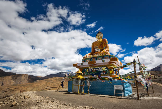 istock buddha statue in langza village, spiti, india 831571972