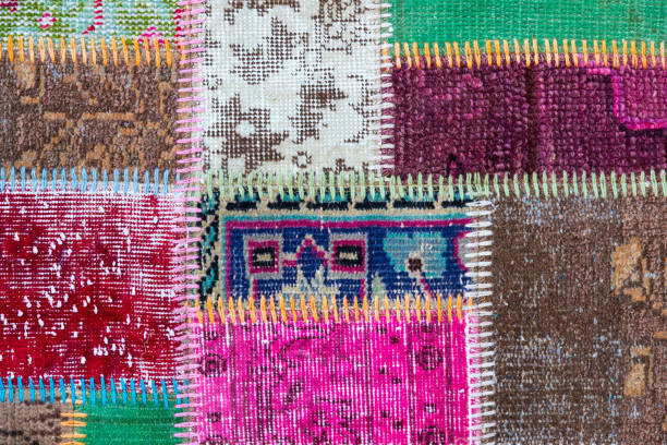 istock Texture of a piece of old carpet 831581454