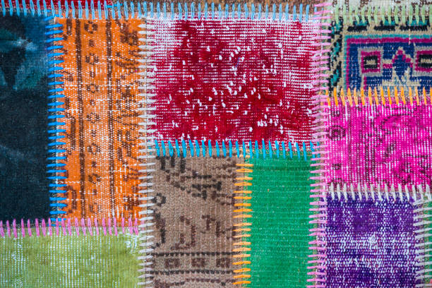 istock Texture of a piece of old carpet 831581500