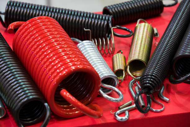 istock metal of different sizes car springs 831582458