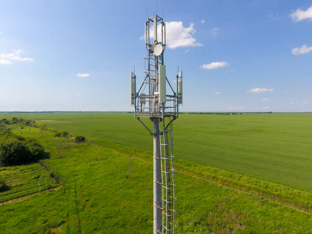 istock Cellular tower. Equipment for relaying cellular and mobile signal 831584828