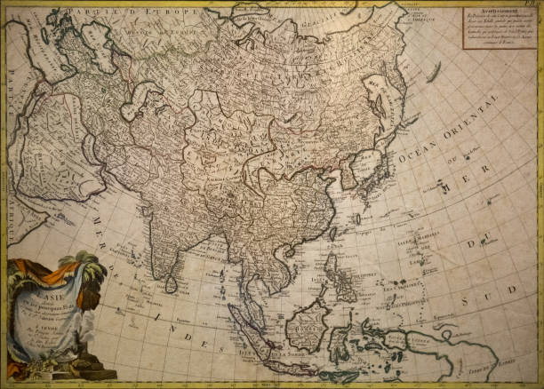 istock old map of Asia 831591068