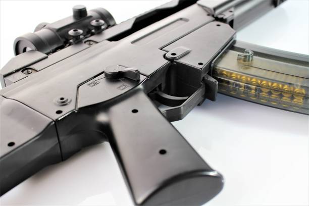 istock An Image of a machine gun - wappon 831593962