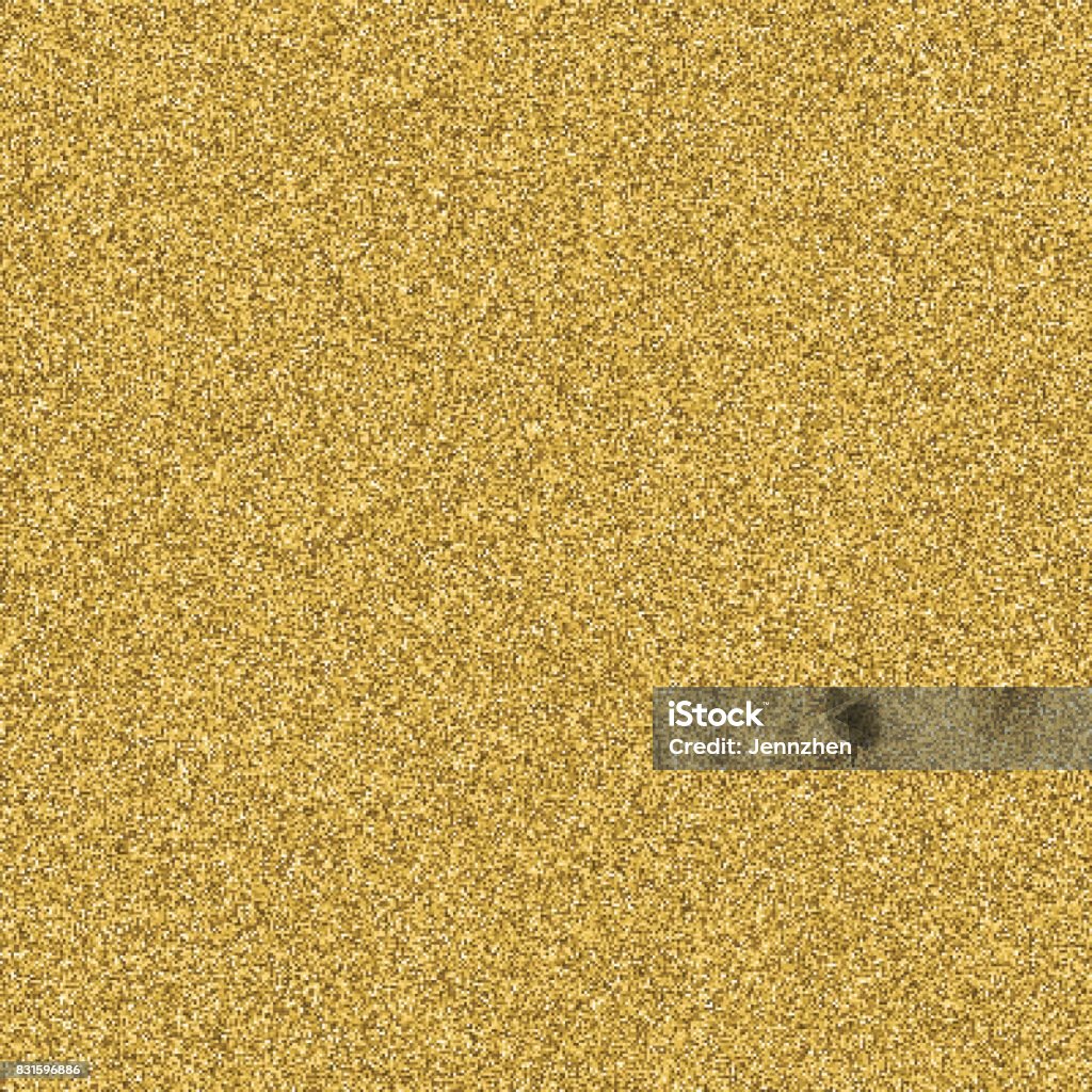 Gold glitter texture seamless vector for design layout background. Glitter stock vector