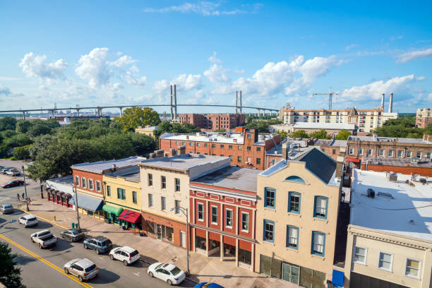 istock Old town Savannah, Georgia, USA 831598024