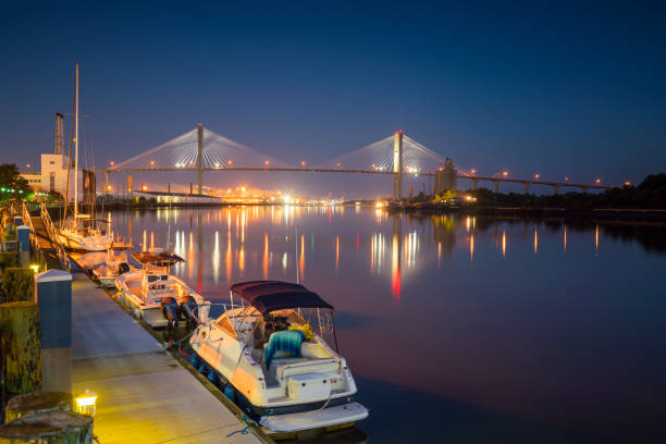 istock Historic District waterfront of Savannah, Georgia 831598128
