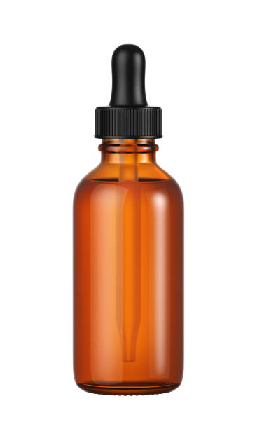 istock Brown medicine glass bottle 831598218