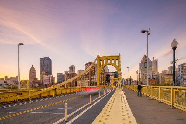 istock Panorama of downtown Pittsburgh at twilight 831601906