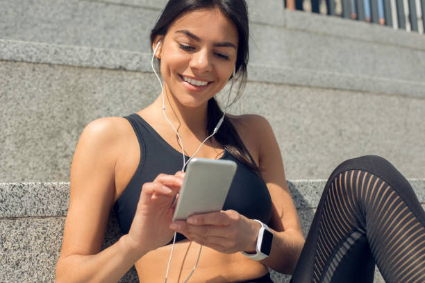 istock Young woman active exercise workout on street outdoor 831609362