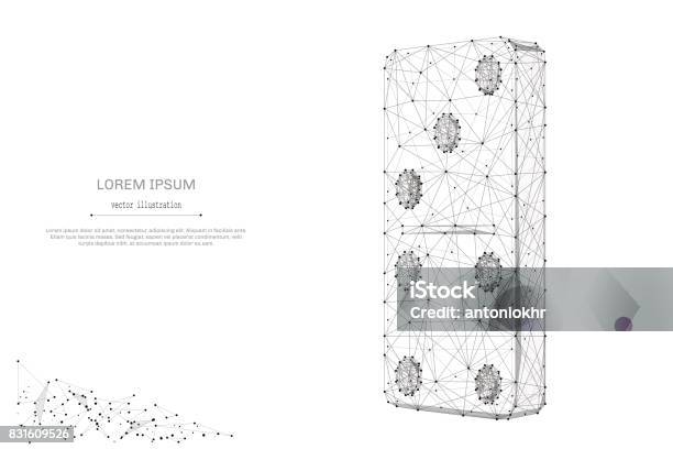 Domino Low Poly Gray Stock Illustration - Download Image Now - Domino Effect, Domino, Low-Poly-Modelling