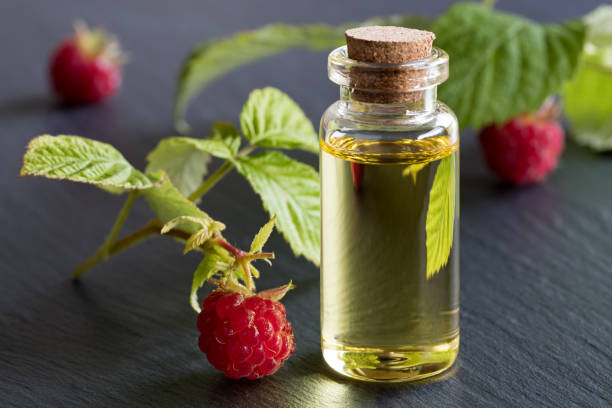 istock A bottle of raspberry seed oil 831610784