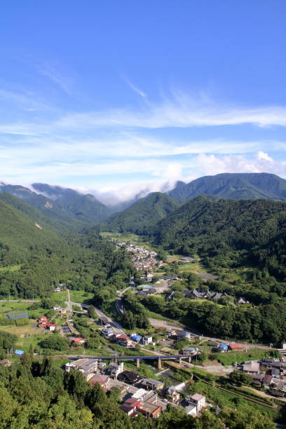 istock view from Yamadera in Yamagata, Japan 831618108