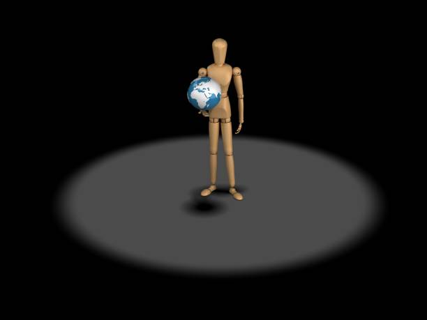 Environment conservation Businessman Picking Up earth