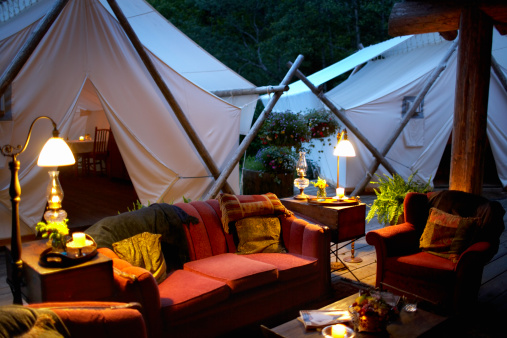 Resort, Camping, Wilderness retreat.