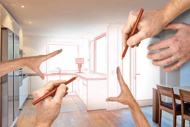 istock Modern Kitchen in renovated house 831629992