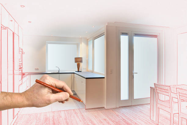 istock Modern Kitchen in renovated house 831630000