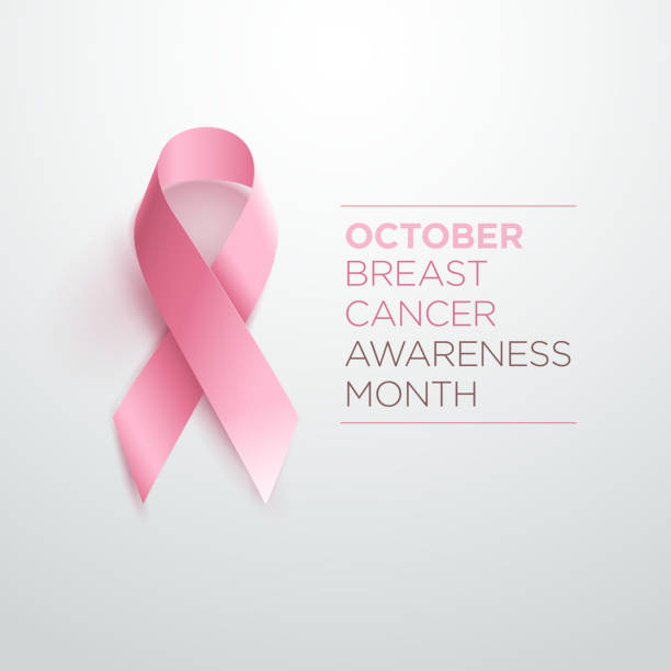 breast cancer awareness ribbon - breast cancer awareness stock-grafiken, -clipart, -cartoons und -symbole