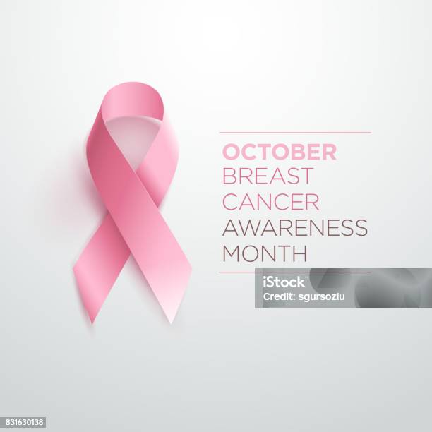 Breast Cancer Awareness Ribbon Stock Illustration - Download Image Now - Breast Cancer Awareness, Breast Cancer, Cancer - Illness