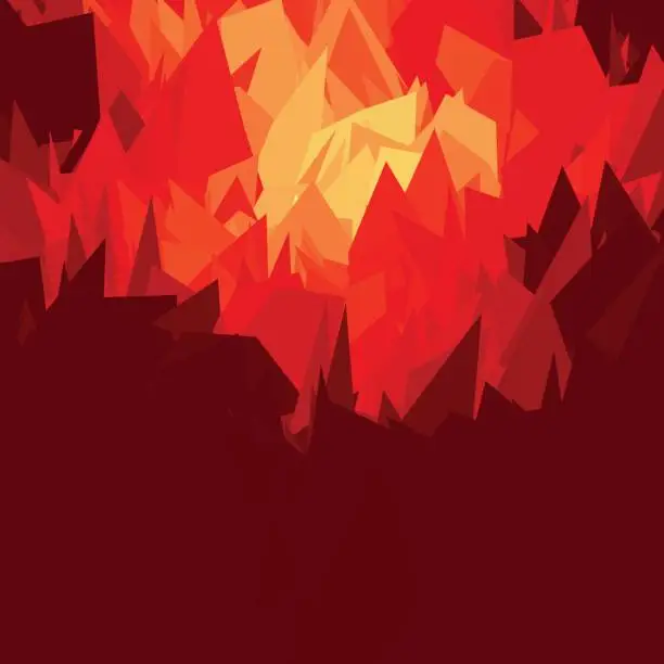 Vector illustration of Fire and flames background