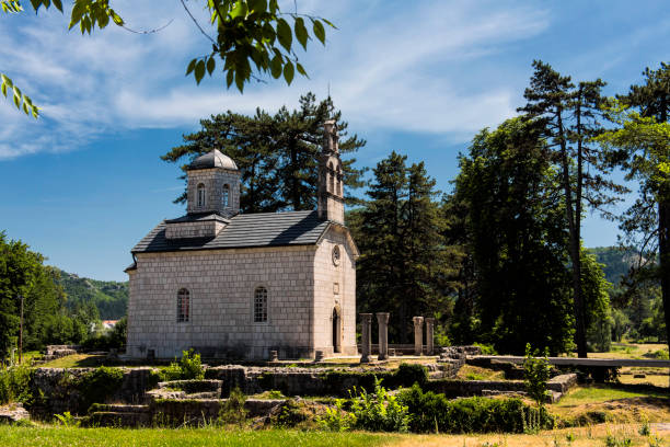 istock Vlach church in Centinje, Montenegro 831640316