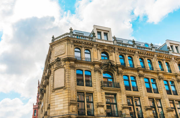 istock luxury apartment building in vintage style 831652042