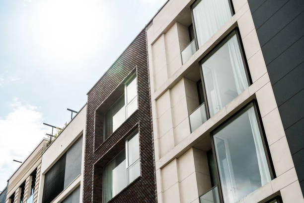 istock detailed view of modern facade 831652780