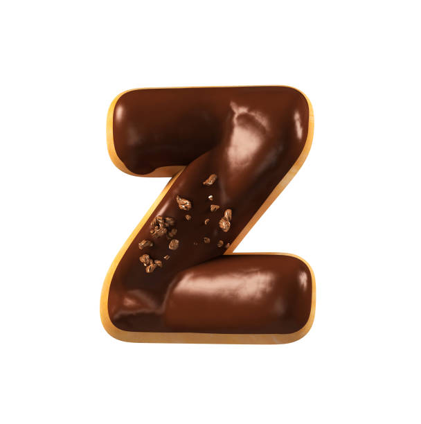 istock Chocolate Donut Font Concept. Delicious Letter Z 831657200