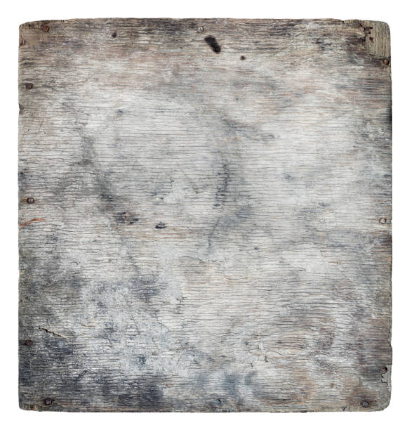 istock Old white wooden board background. 831665070