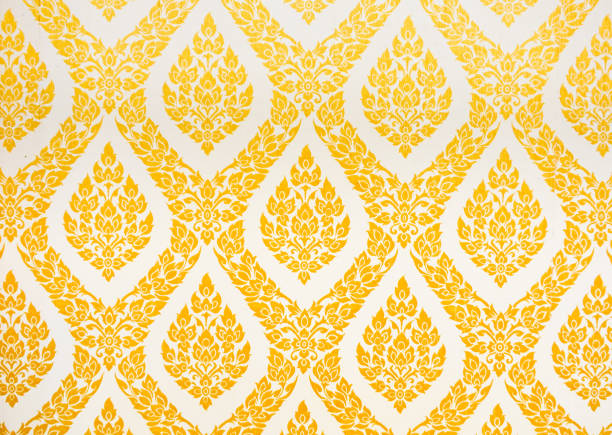 istock Drawings of flowers on the wall 831665510
