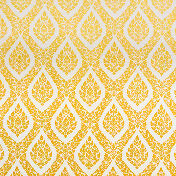 istock Drawings of flowers on the wall 831665554